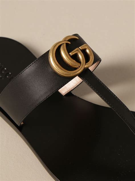 gucci flats sandals|gucci flat sandals sale.